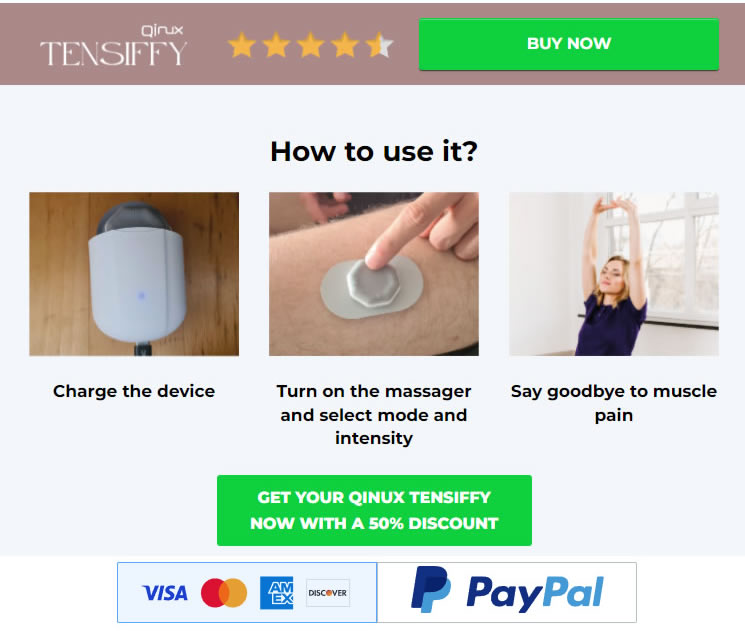 Discover the Magic of Qinux Tensiffy: Your New Best Friend for Muscle Pain Relief